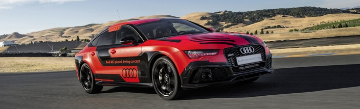 Nuevo Audi RS 7 piloted driving concept: más rápido que un conductor deportivo
